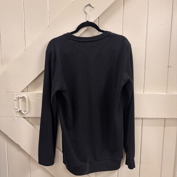 Mammut men’s black crewneck with printed front design size small - Picture 7 of 8